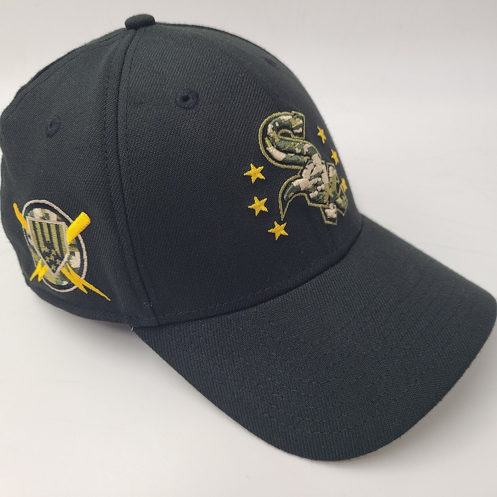 Chicago White Sox Hat Fitted L-XL New Era 39Thirty Camo MLB Armed Forces Day Men